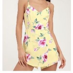 LULU’S Floral Print Skort Dress